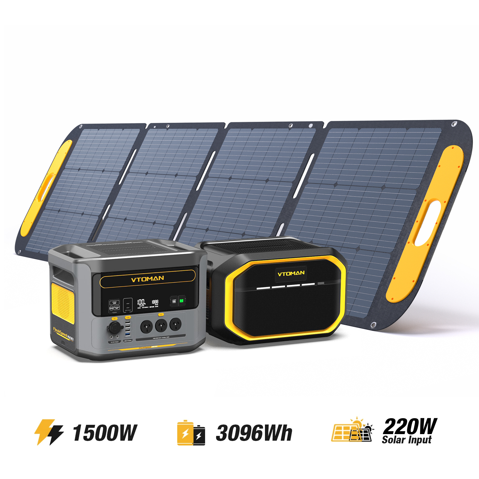 VTOMAN FlashSpeed 1500 Portable Power Station