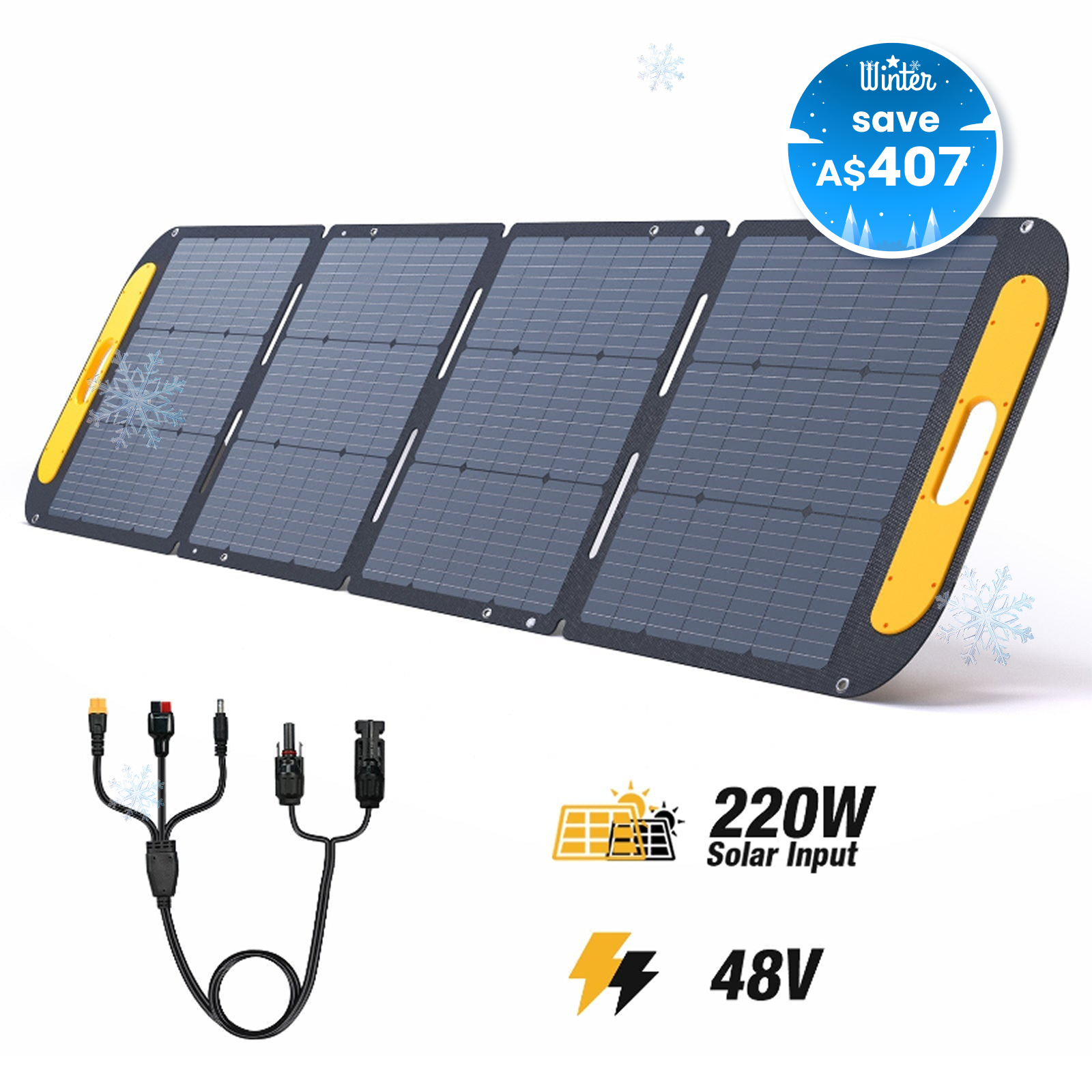 VTOMAN 220W Pro Portable Solar Panel