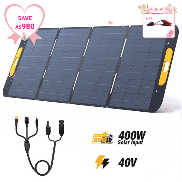 VTOMAN 400W Foldable Portable Solar Panels