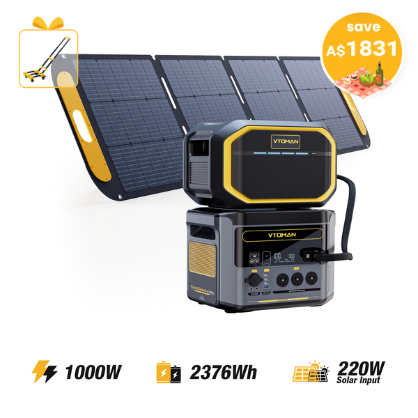 Bundle FlashSpeed 1000+1548Wh EXtra Battery+VS220 PRO Solar Panel