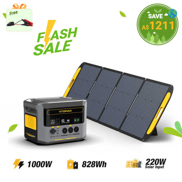 Bundle FlashSpeed 1000+VS220 Solar Panel