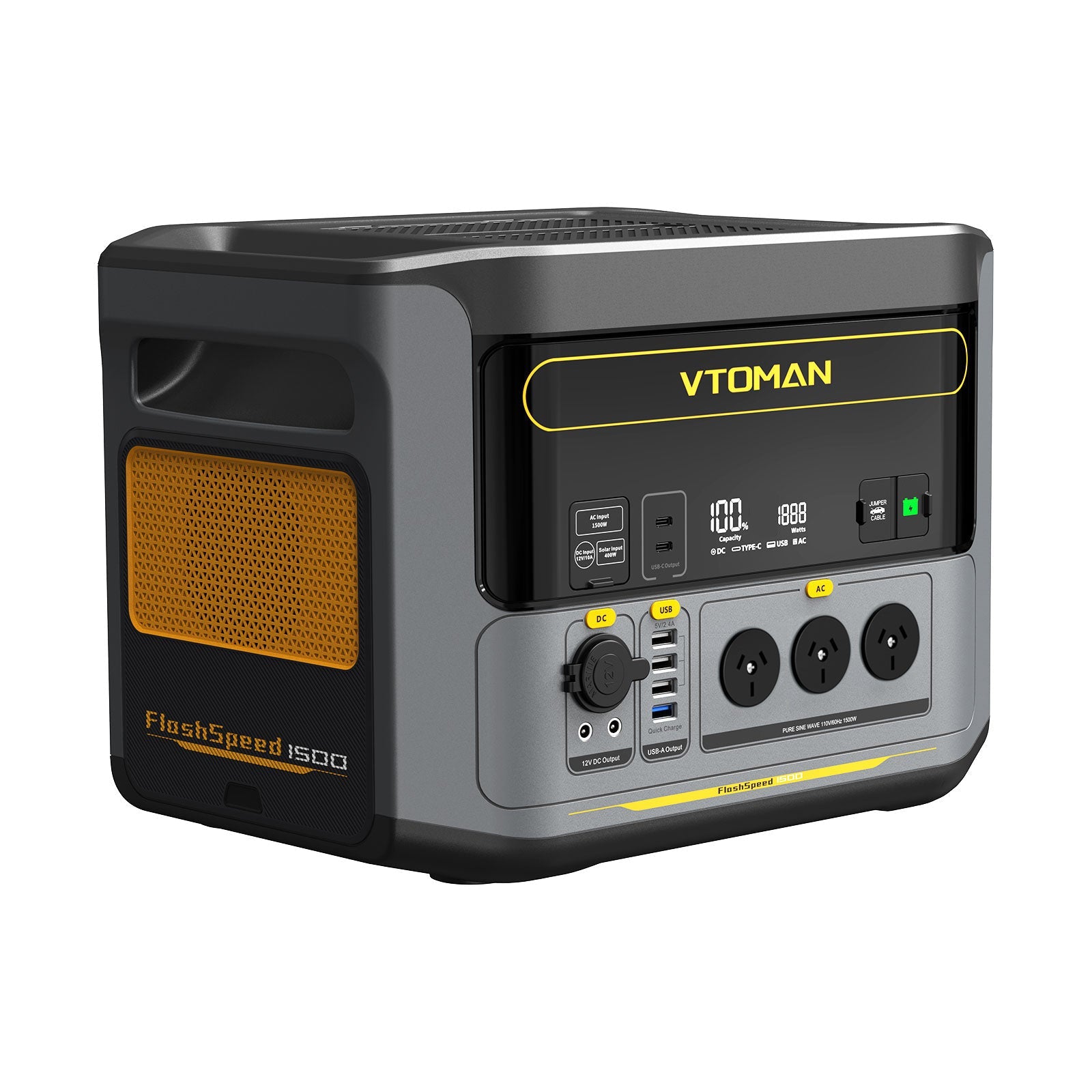 VTOMAN FlashSpeed 1500 Portable Power Station