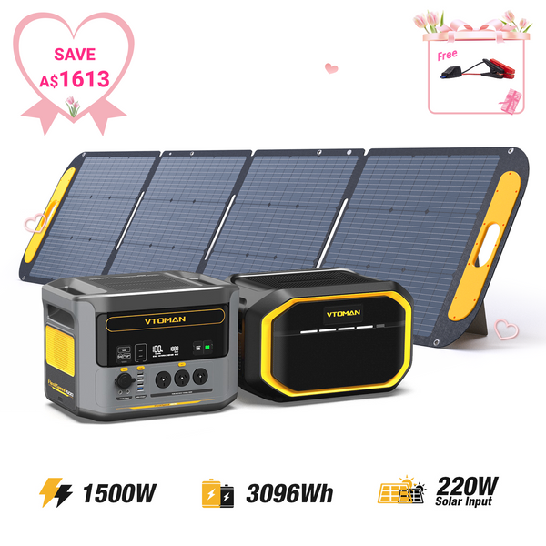 Bundle FlashSpeed 1500+1548Wh Extra Battery+220W Pro Solar Panel
