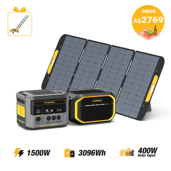 Bundle FlashSpeed 1500+1548Wh Extra Battery+400W Solar Panel
