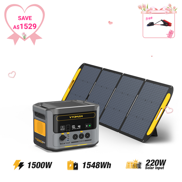 FlashSpeed 1500W/1548Wh 220W Pro Solar Generator
