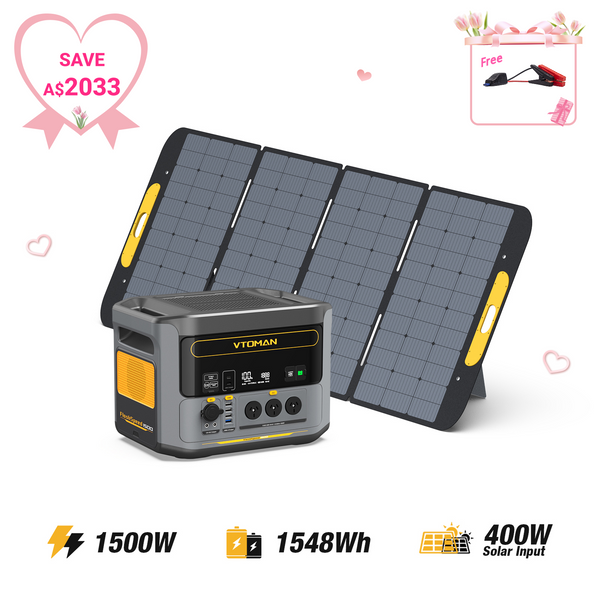 FlashSpeed 1500W/1548Wh 400W Solar Generator