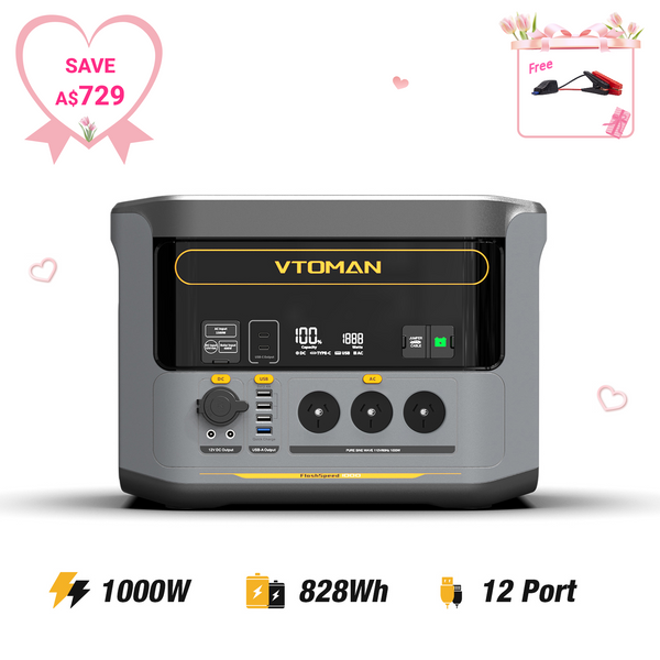 VTOMAN FlashSpeed 1000 Power Station 828Wh | 1000W