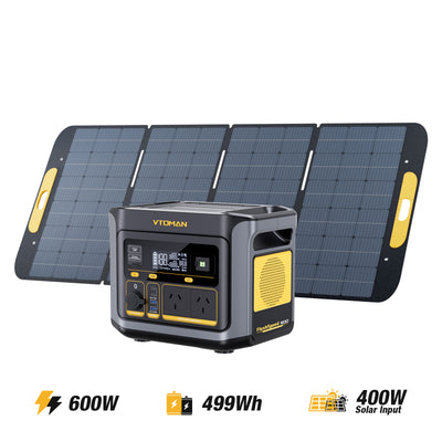 VTOMAN FlashSpeed 600 V-BEYOND™+400W Solar Panel