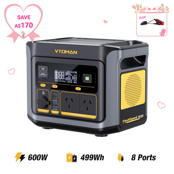 VTOMAN FlashSpeed 600 Portable Power Station
