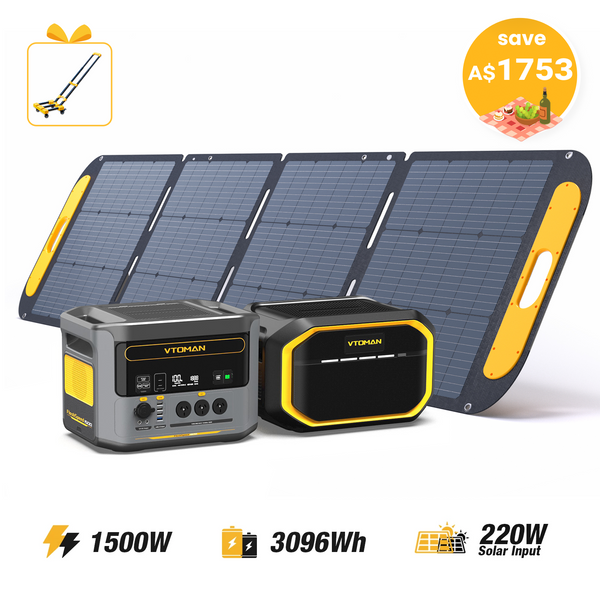 Bundle FlashSpeed 1500+1548Wh Extra Battery+220W Pro Solar Panel