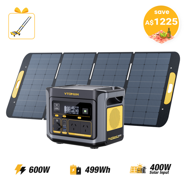 VTOMAN FlashSpeed 600 +400W Solar Panel