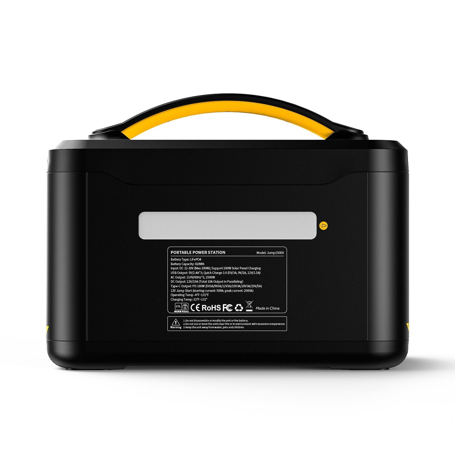 Jump 1500W/2376Wh 200W Solar Generator