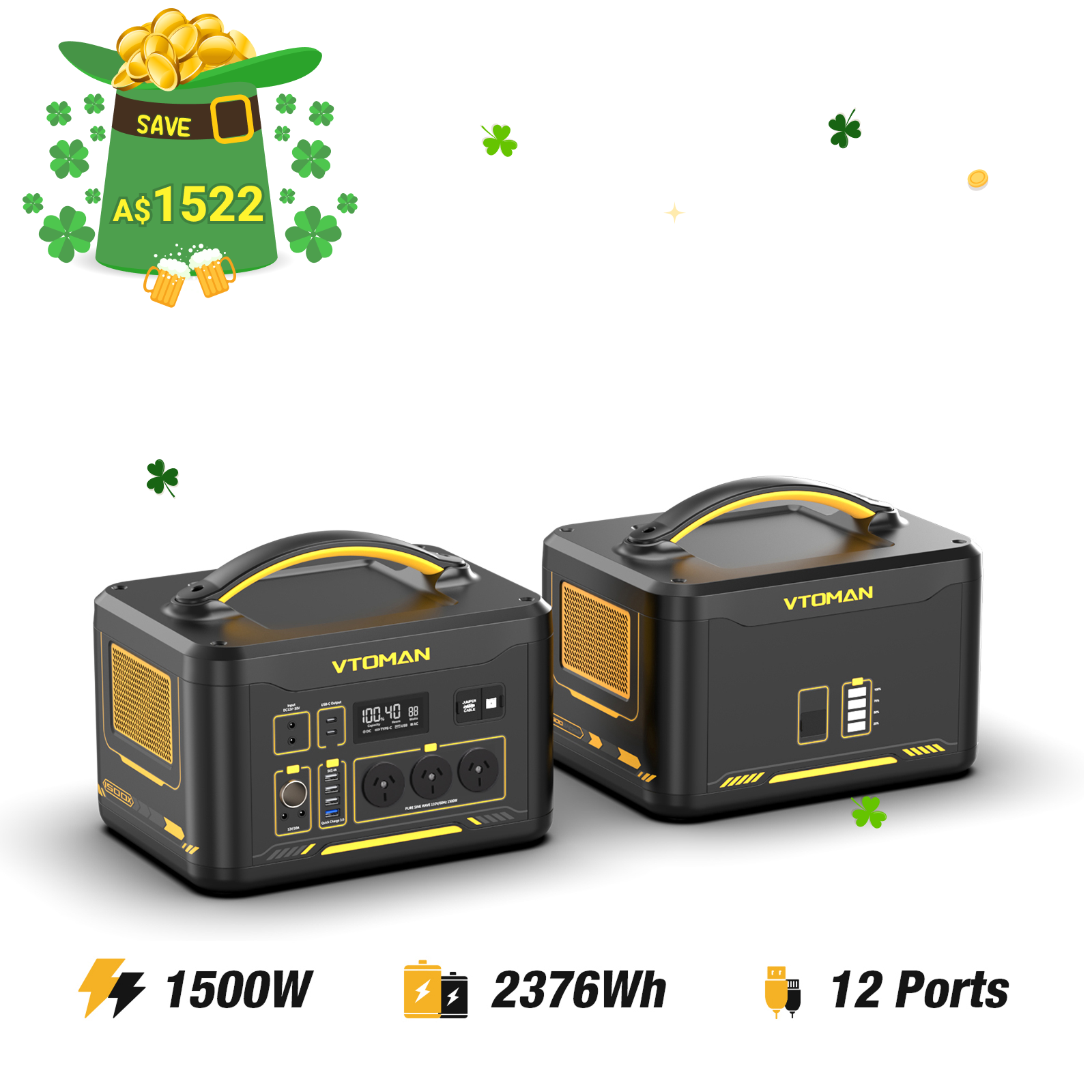 VTOMAN Jump 1500X Portable Power Station