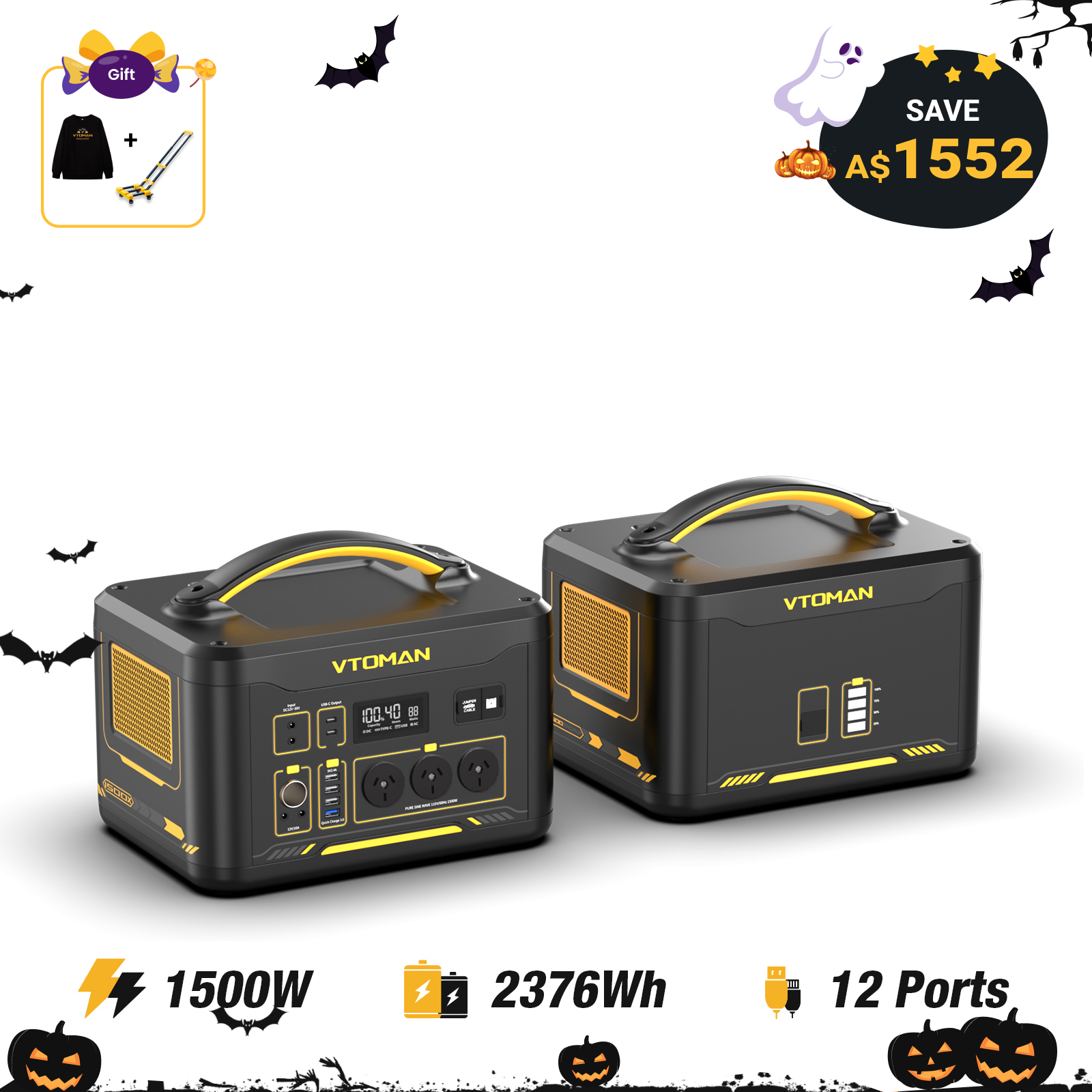 Bundle Jump 1500X +1548Wh Extra Battery
