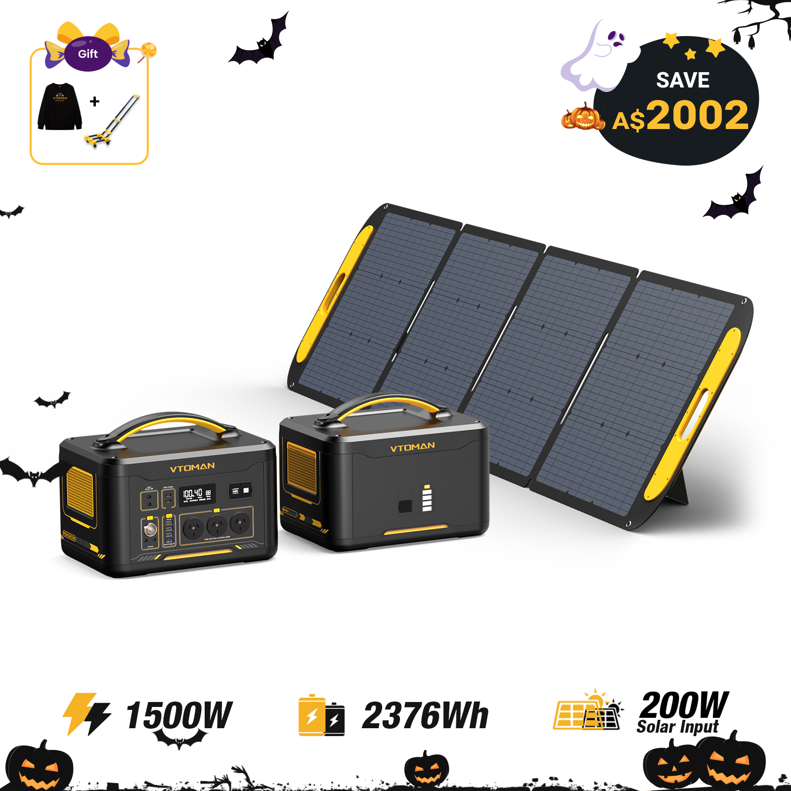 VTOMAN Jump 1500X Portable Power Station