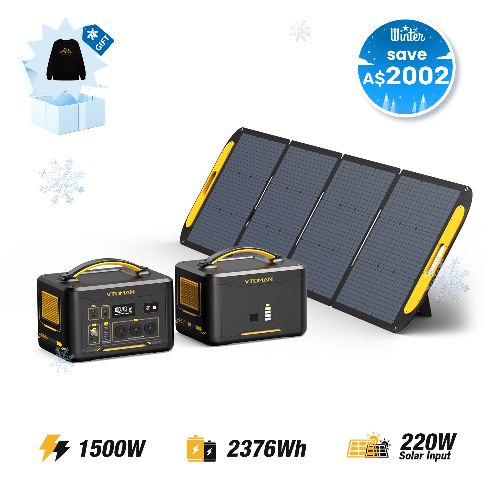 VTOMAN Jump 1500X Portable Power Station