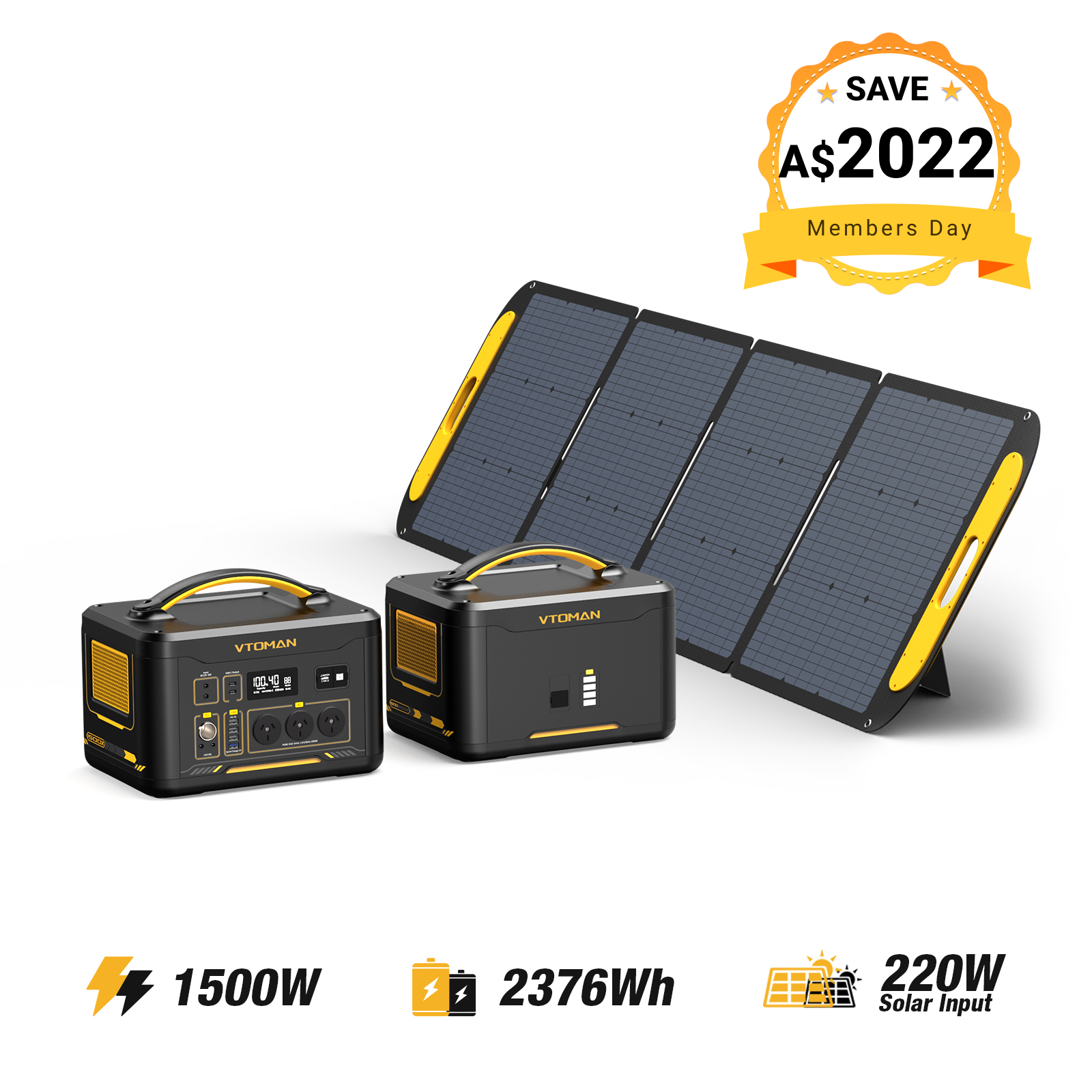 VTOMAN Jump 1500X Portable Power Station