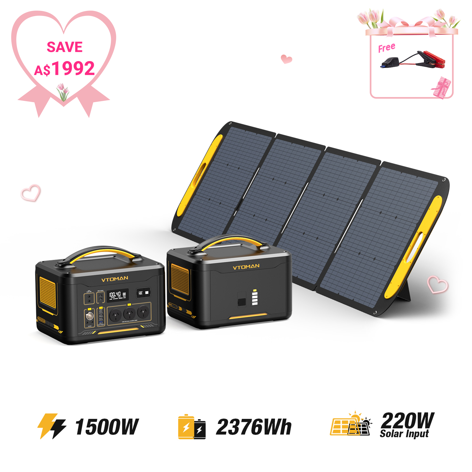 VTOMAN Jump 1500X Portable Power Station