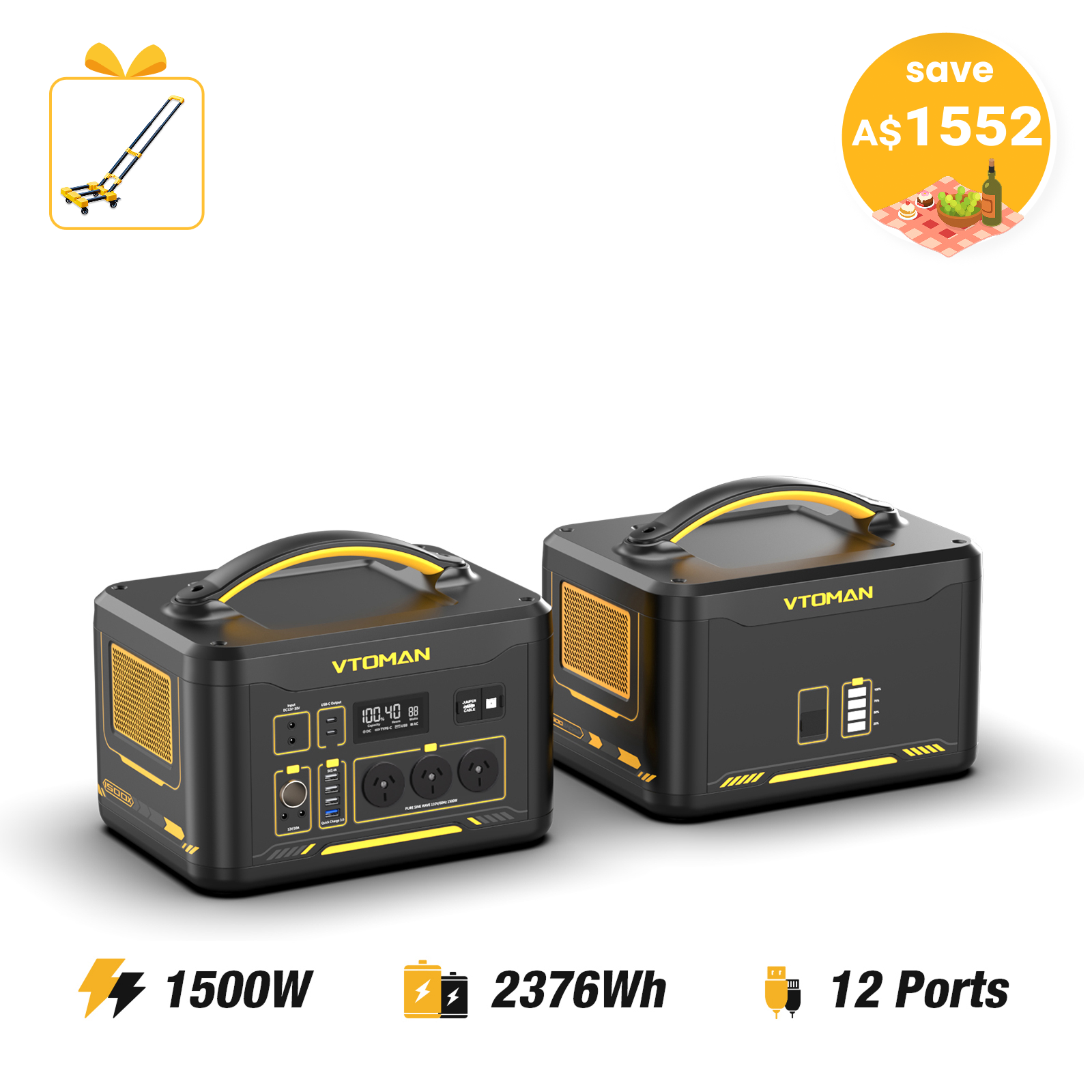 VTOMAN Jump 1500X Portable Power Station