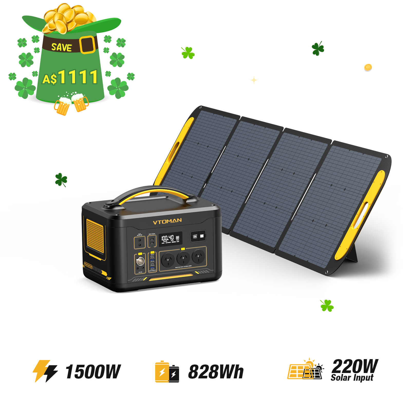 VTOMAN Jump 1500X Portable Power Station