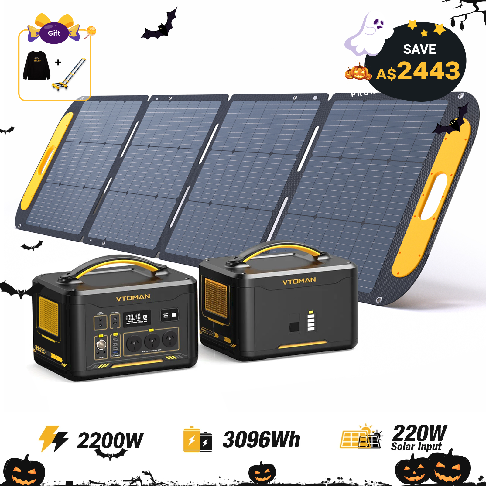 VTOMAN Jump 2200 Portable Power Station