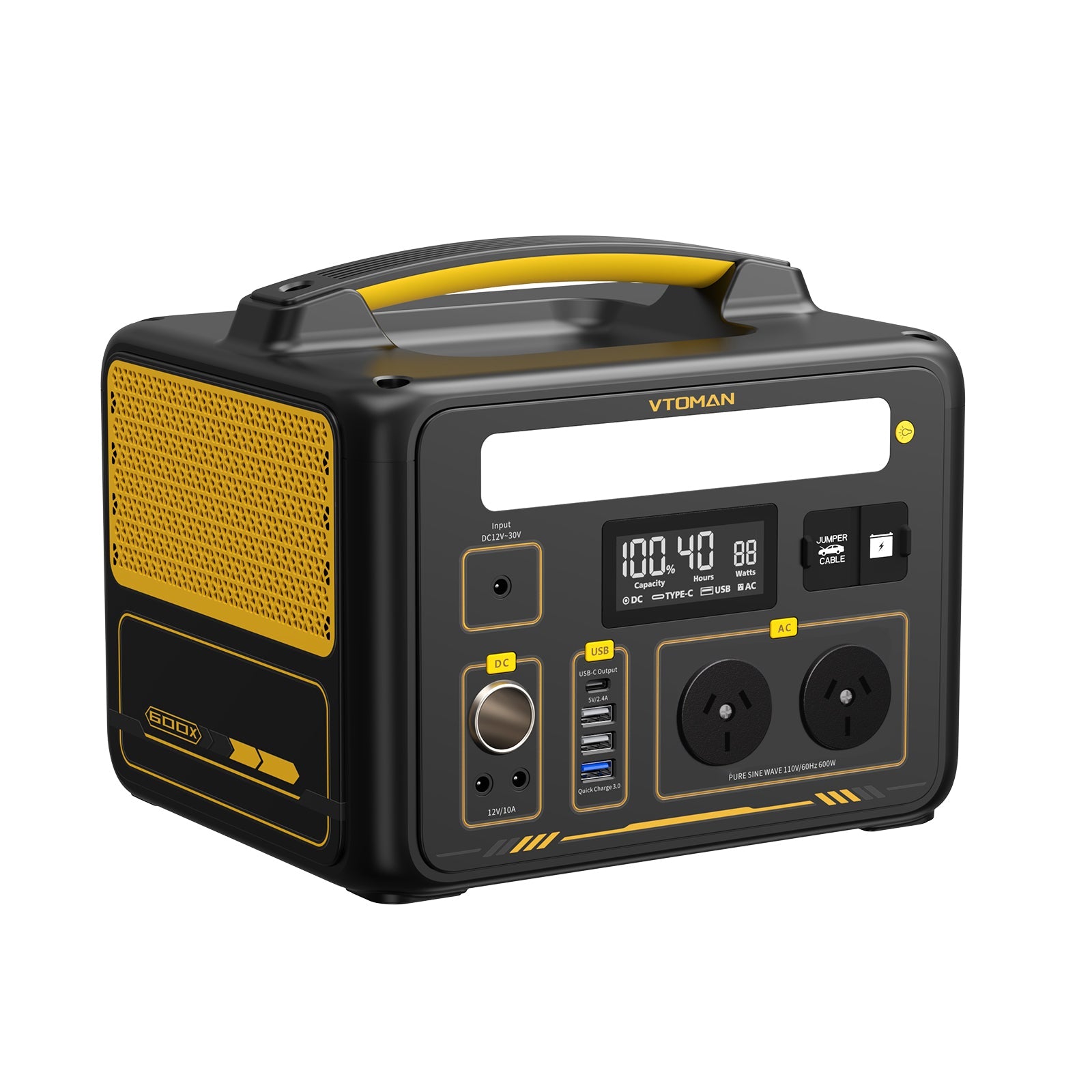 Jump 600W/939Wh 110W Solar Generator