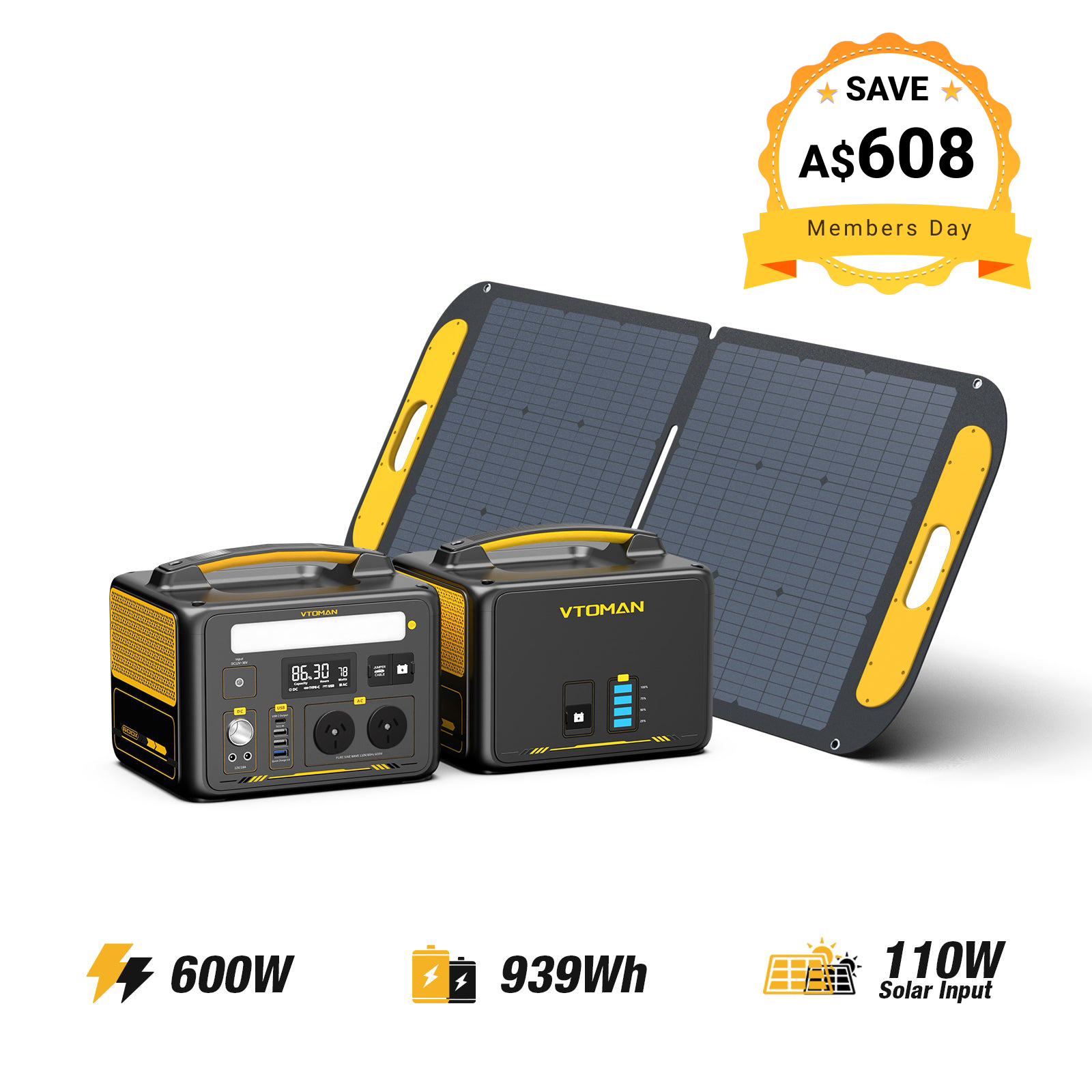 VTOMAN Jump 600X Power Station