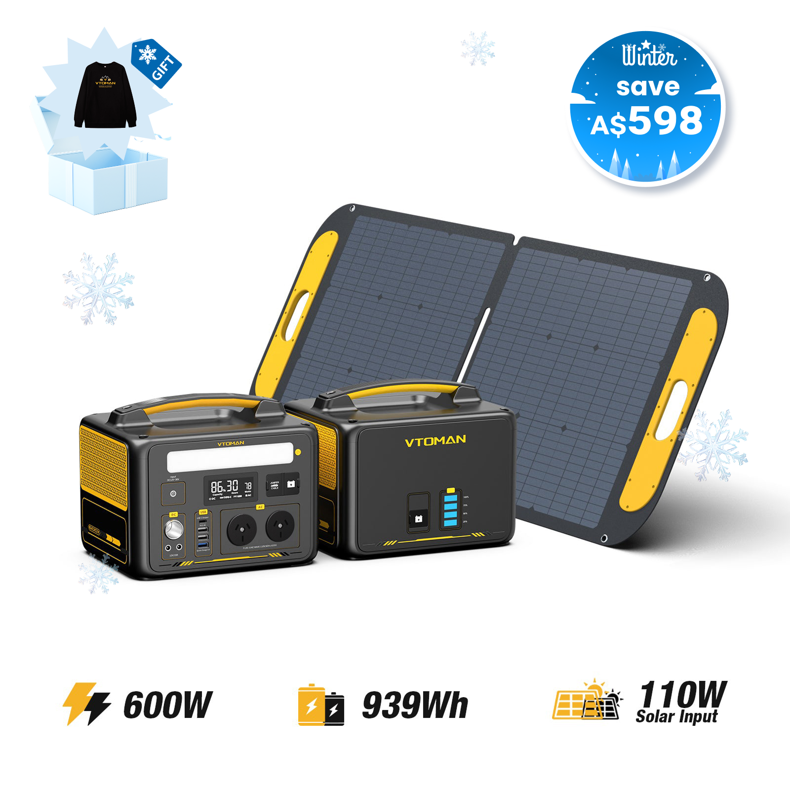VTOMAN Jump 600X Power Station