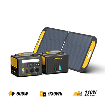 Jump 600W/939Wh 110W Solar Generator V-BEYOND™