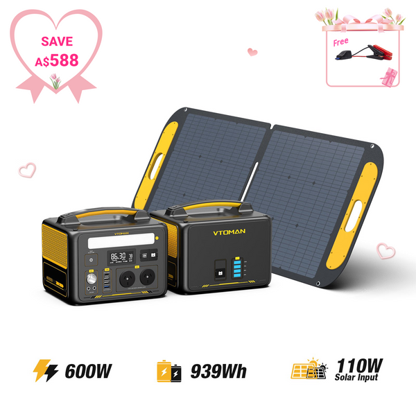 Jump 600W/939Wh 110W Solar Generator