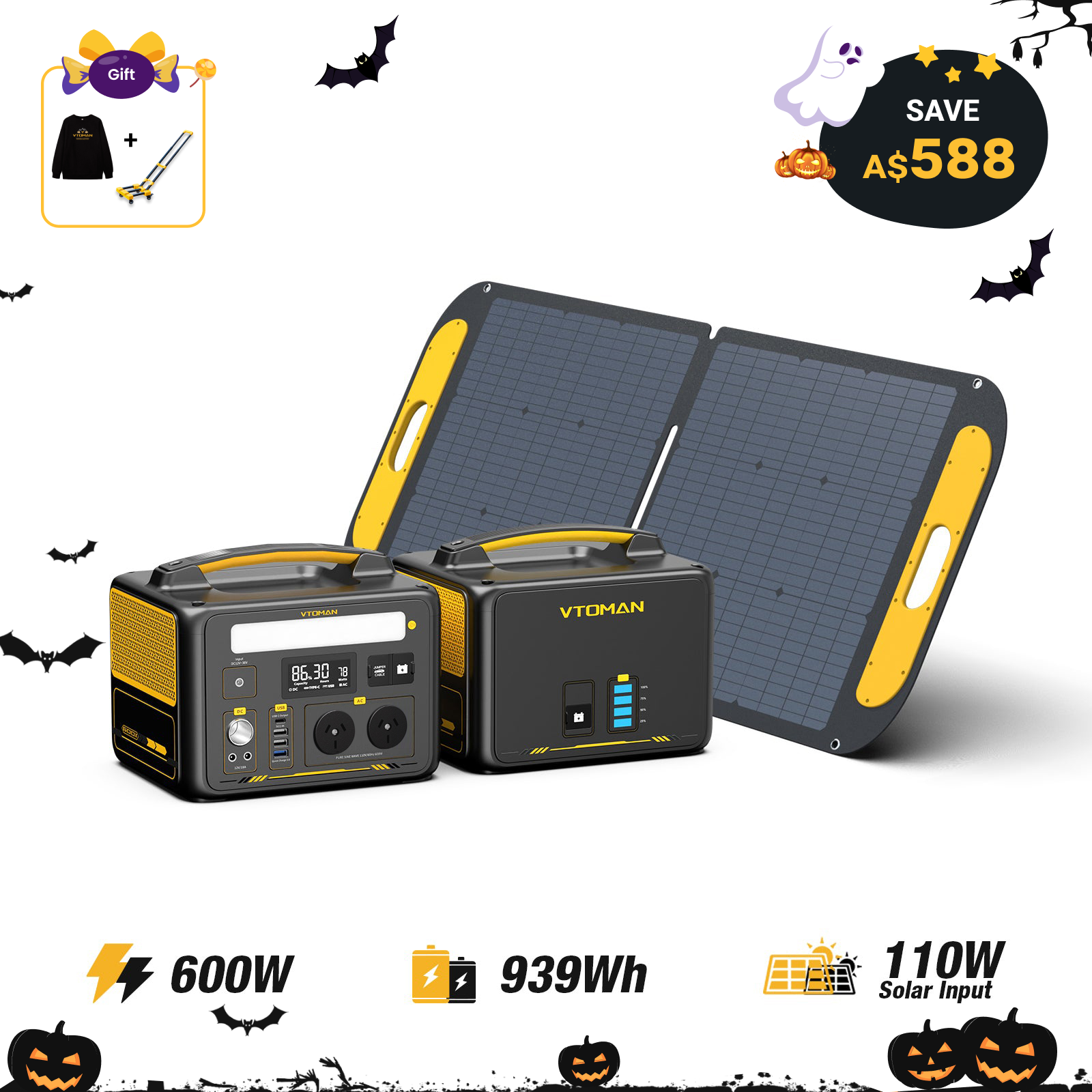 VTOMAN Jump 600X Power Station