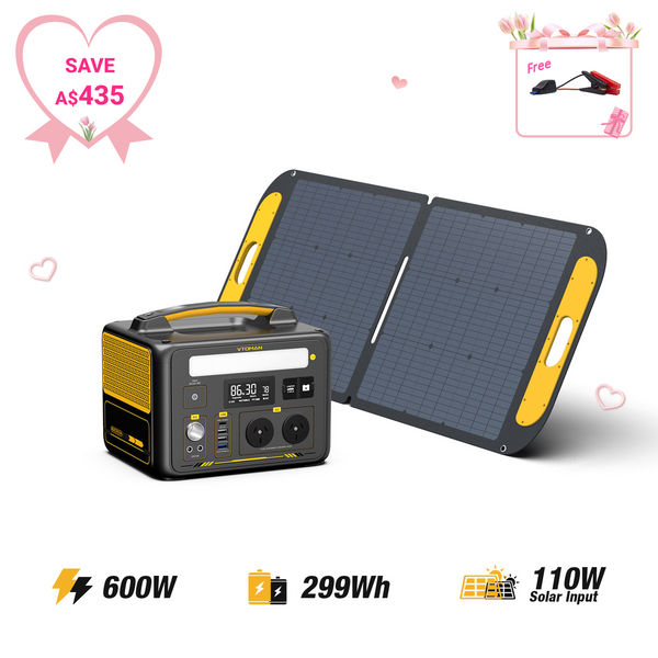 Jump 600W/299Wh 110W Solar Generator
