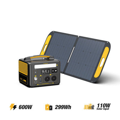 Jump 600W/299Wh 110W Solar Generator V-BEYOND™
