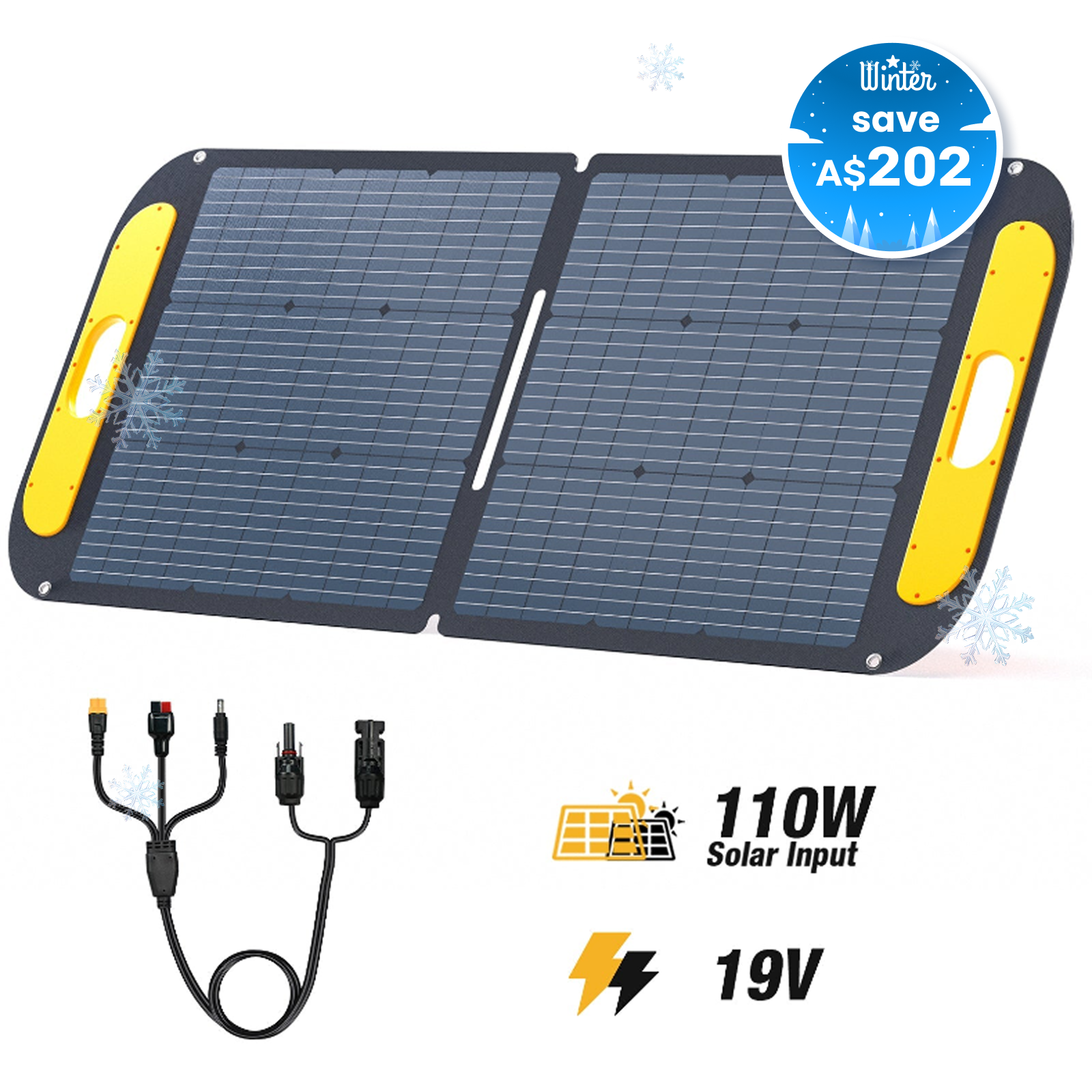 VTOMAN 110W Foldable Portable Solar Panels