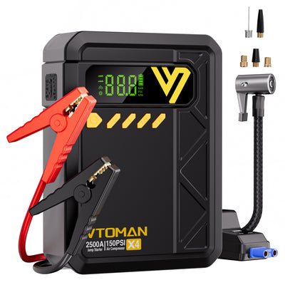 VTOMAN X4 Jump Starter with Air Compressor